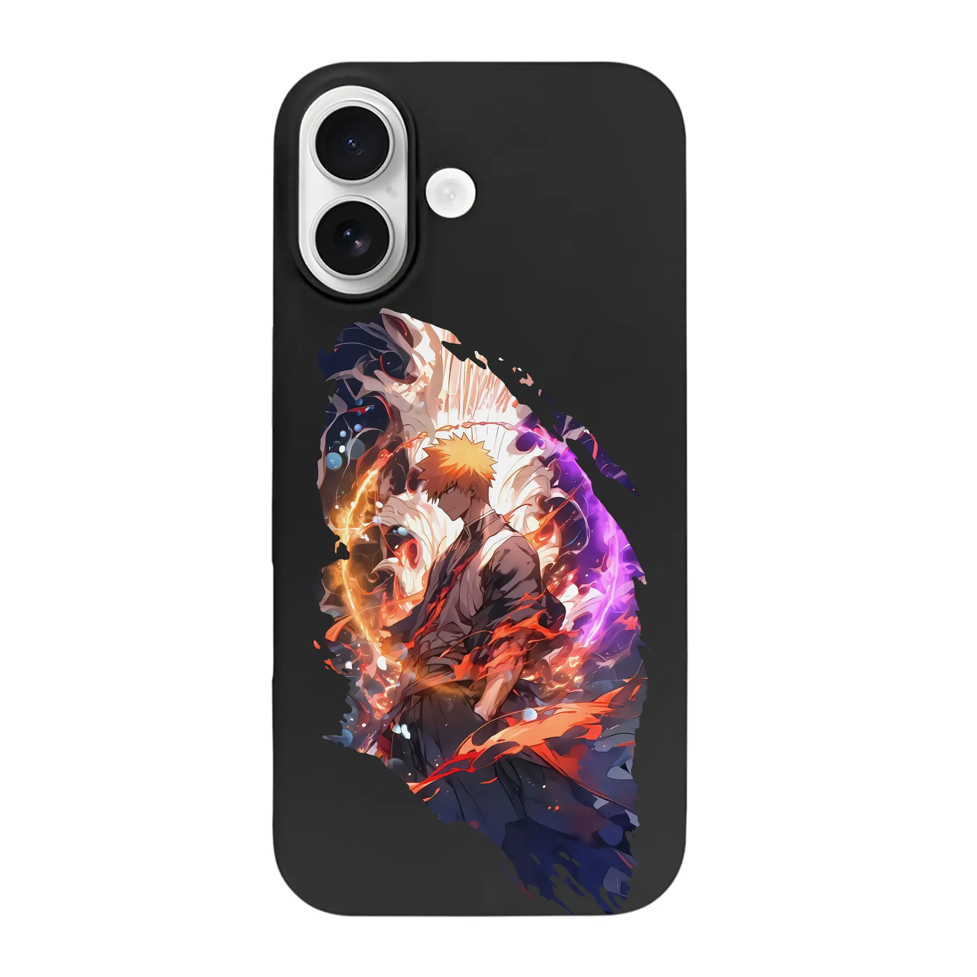 ブリーチ グッズ 黒崎 一護 - iPhone 17 シリーズ シリコンケース 薄型 耐衝撃 指紋防止 ソフトタッチカバー 精密フィット 傷防止 保護ケース iPhone 17/17 Air/17 Pro/17 Pro Max 対応